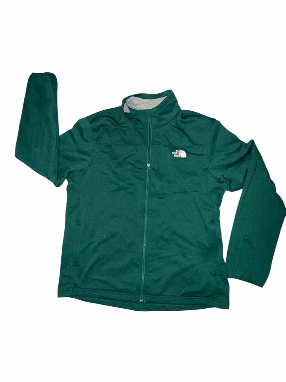 The North Face  Green Full-Zip Fleece Jacket (008)